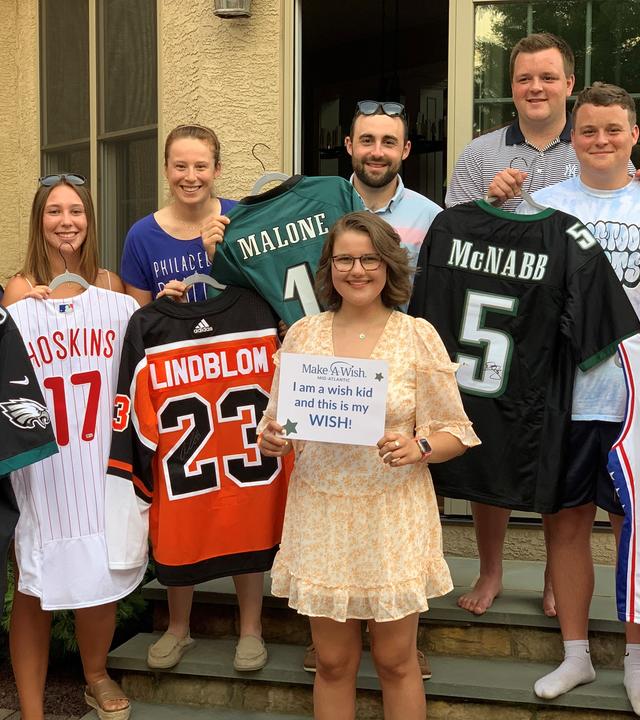 Alexandra's wish for signed jerseys from favorite Philly teams